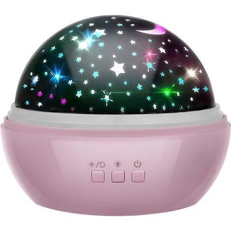 Projecteur d'étoiles pour enfants - Lampe galaxie / Veilleuse (1/5)
