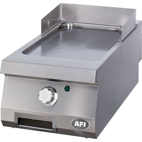 Grill Électrique à Poser Plaque Simple Lisse Acier Carbone ou Chrome - Série 900 - AFI Collin Lucy