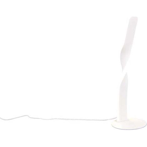 Tischleuchte Beistelllampe Leselampe weiß Schnurschalter LED H 40,5 cm