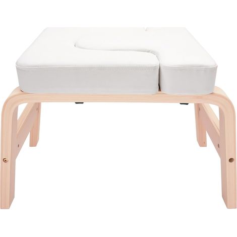 Yoga Headstand Bench, Yoga Inversion Bench, PU Leather Inversion Stool for Yoga & Fitness, 200kg Load, for Home Gym Office Core Training Relief Back Pain (1/5)