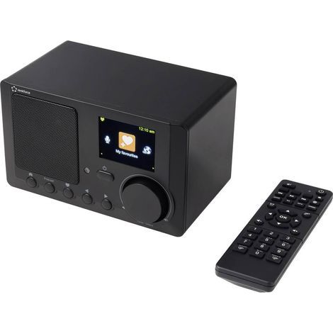 Renkforce RF-IR-MONO2 Radio de table Internet Internet Bluetooth, radio internet, DLNA avec télécommande, compatible DL
