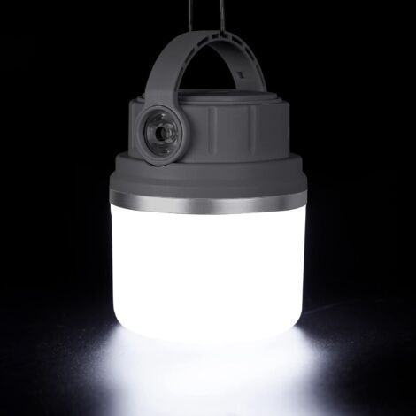 LED Camping Lantern 3000 mAh Solar Lamp USB Rechargeable 5 Lighting Modes 360° Folding Camping Light SOS IPX5 Waterproof Camping Light Tent Light for Outdoor Hiking Reading (1/5)