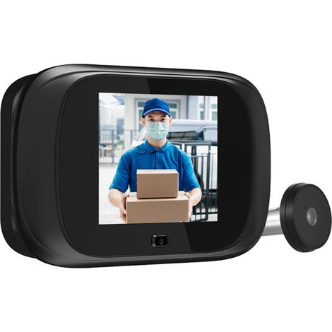 Digital Door Viewer Front Door Peephole Camera 2.8-inch Color Display Screen Monitor 90 Degree Wide Angle Home Visual Doorbell Peephole Viewer for Home Apartment Security System Wireless Viewer Camer (1/5)