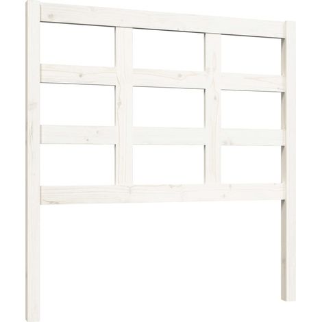 Cabecero accesorio para dormir mueble dormitorio 95,5 x 4 x 100 cm madera blanca TDL0203665