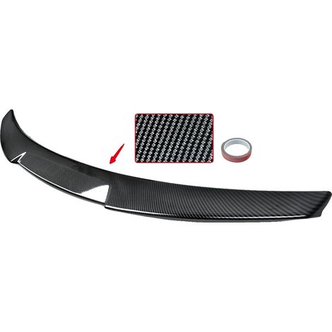 Spoiler arrière, matériau ABS, compatible avec Audi A5 Coupé (2008-2016), Aspect Fibre de Carbone