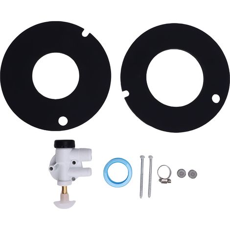 Ortviai Kit de Robinet d’Arrêt pour Toilettes de Camping-Car 385314349 – Compatible Sealand, VacuFlush, EcoVac