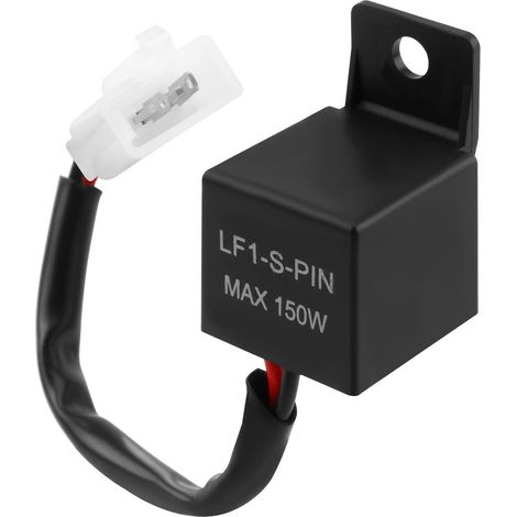 Centrale Clignotant LED Moto Broches V Relais pour Universel Indépendant de la Charge W Contrôle Fréquence Motos et Voitures (1/5)