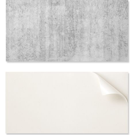 Azulejos de vinilo para pared con estampado para comedor, textura de hormig贸n con ara帽azos, 10x40x20 cm.