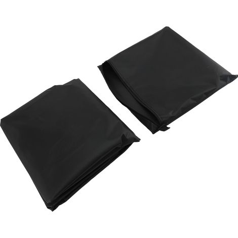 Housse de chaise longue suspendue, résistante aux UV, à l'eau, au vent, en tissu Oxford 420D, balançoire pour Patio, noir, 230x200cm / 90.6x78.7in