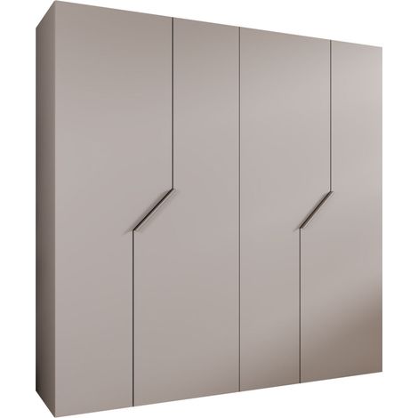 Armoire Hartford 595, Cachemire, 202x200x52cm, Portes d'armoire: Avec des charnières, Nombre d'étagères: 0 (1/5)