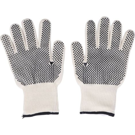 Gants de gril de barbecue 800℃ professionnel isolant résistant à la chaleur de preuve de feu ouvert pour le four de foyer (1/5)