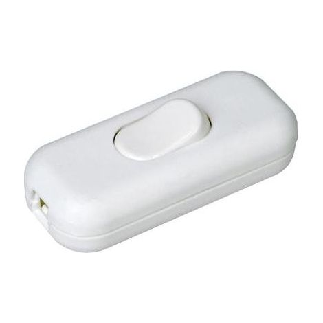 KOPP 191317000 INTERRUTTORE A FILO CON SCARICO DELLA TRAZIONE BIANCO, 1 X OFF/ON 2 A, 1 PEZZO