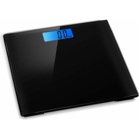 electronic digital bathroom scale 28x28cm with weight management and backlit display 180 kg max… (1/5)