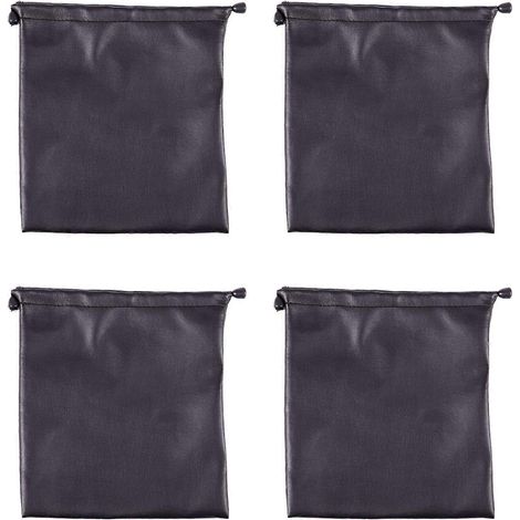 Set mit 4 weichen Aufbewahrungstaschen aus PU-Leder für AE TP-1 DJ-Kopfhörer (schwarz) (1/5)
