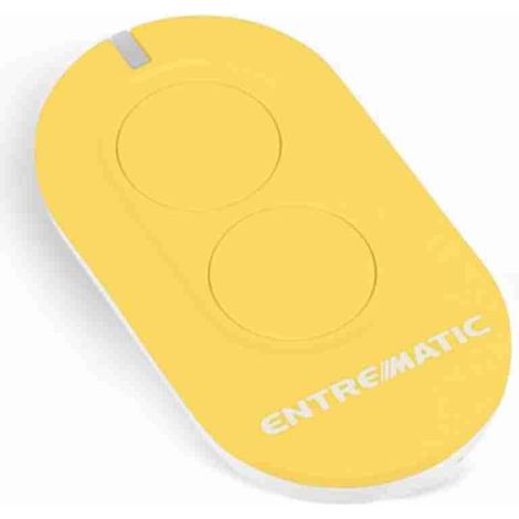 DITEC - cod. ZEN2Y Radio trasmettitore 433 MHz rolling code 2 funzioni. Possibilità di configurazione in modalità AES 128. Colore: giallo