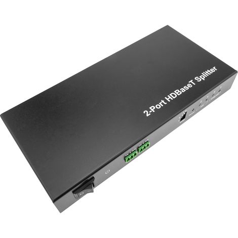 BeMatik - Extender HDMI UltraHD 4K 2K FullHD 1080p Cat.5e Cat.6 compatible avec HDBaseT HDBT 100m - émetteur 2 ports (1/5)