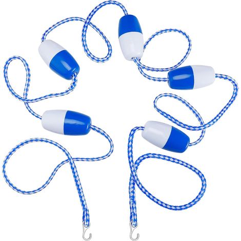 Corde de sécurité pour piscine de 5m, corde de piscine avec flotteur, séparateur de sécurité pour piscine flottante, barrière flottante pour piscine (1/5)