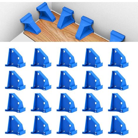 Pack Laminate Floor Spacers for Parquet and Laminate Flooring - Triangular Design with Slot Sizes, Kit for DIYers and Craftsmen (1/5)
