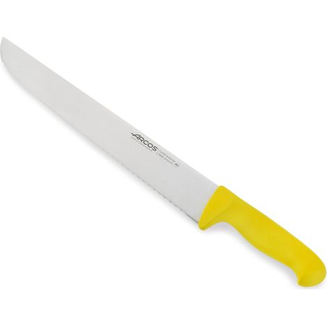 Fischereimesser (perlmuttartig) Arcos Farbe - Prof 292500 in Edelstahl Nitrum und mango ergonomisches gelbes Polypropylen und 35 cm Klinge, Vitrine (1/5)