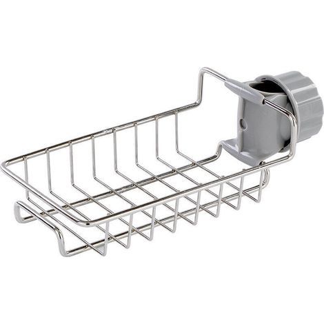 Set di 2 mensole portaoggetti per accessori da bagno in acciaio inox Ulisem (1/4)