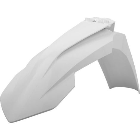 Garde-boue avant POLISPORT blanc, compatible avec KTM SX85