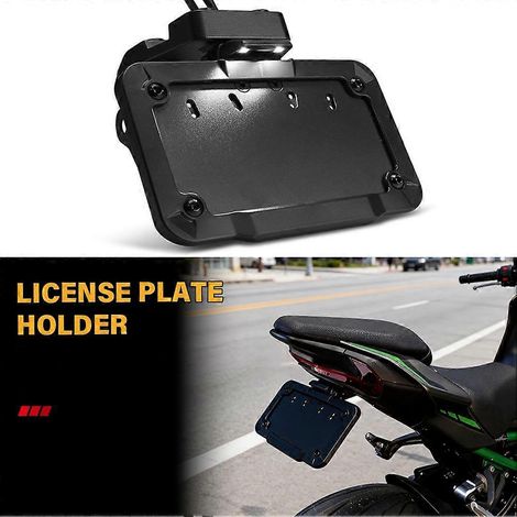 Support de plaque d'immatriculation accessoire pour motos Kawasaki Z900/SE 2025/2026. (1/5)