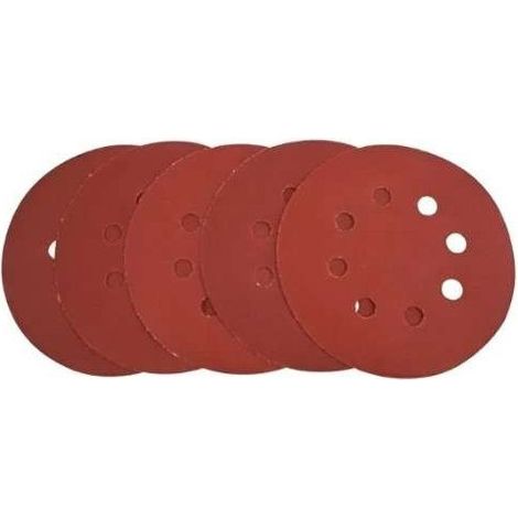 SET 5PCS HOJAS DE LIJA VELCRO GRANO 120 PARA LIJADORA 79565T (GR. 120)