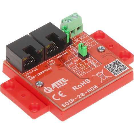 ADAPTADOR DE ALIMENTACIÓN POE SDIP-20-AD0 ATTE