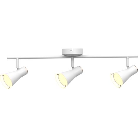 Plafoniera LED orientabile 3 luci bianca 3000K Polux (1/4)