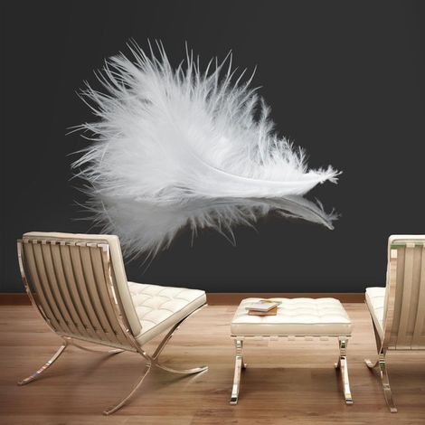 Papier Peint "White Feather" 193 x 250 cm (1/2)