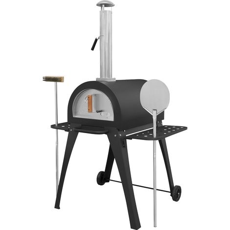 Dellonda DG103 Outdoor Wood-Fired Pizza Oven & Smoker