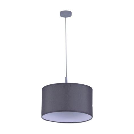 Suspension classique grise abat-jour Kaja Simone Ø40