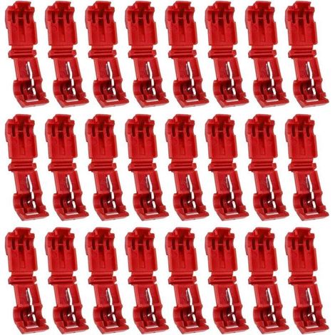 24 pinces de connexion pour robot tondeuse, cable périphérique, connecteur en T, Power Thief pour tondeuses, robots tondeuses, Husqvarna Automower, Worx, Bosch (1/5)