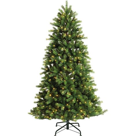 Albero di natale da esterno "Ottowa solar" con Led a ricarica solare in PE Effetto Real Touch -270 cm (1/4)