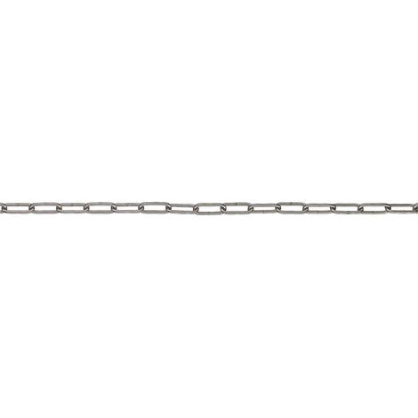 FRANKEL kaiserkraft, Chaîne en inox, épaisseur maillons 6 mm,