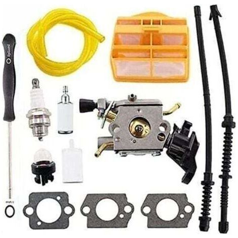 Carburateur Husqvarna 445/445E/450/450E - Zama C1M-EL37B pour tronçonneuses 445II/450II - Remplacement moteur - Fiable - Forestiers et bricoleurs (1/4)