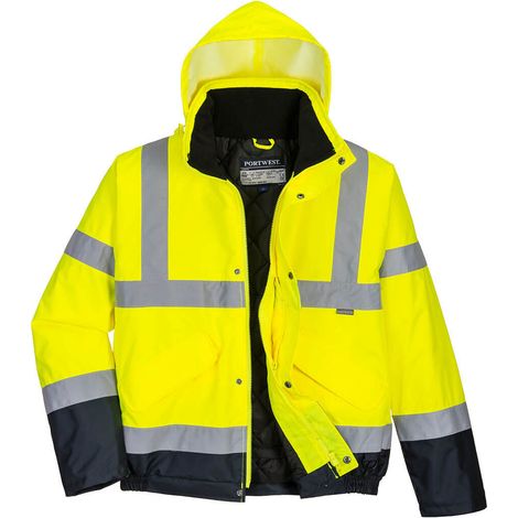 Blouson Hv Bicolore Farbe: Gelb/marine Größe XXL - Portwest