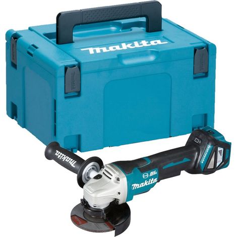 Makita DGA467Z 18v Cordless Brushless 115mm Angle Grinder Padde Switch Bare Case (1/2)
