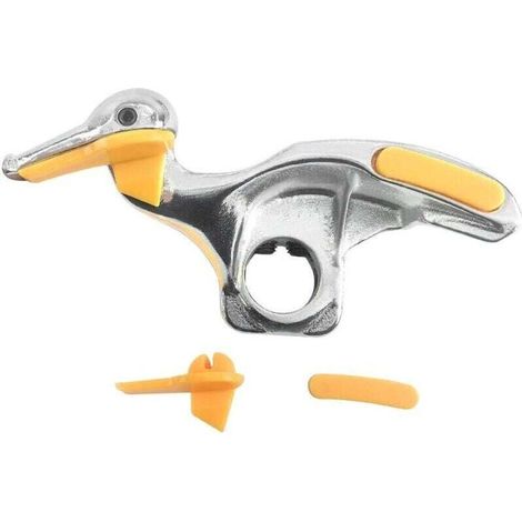 Smontagomme per auto in inossidabile acciaio, utensil di smontaggio con testa d'anatra per montaggio su smontagomme per auto, acciaio fuso, 30 mm (1/4)