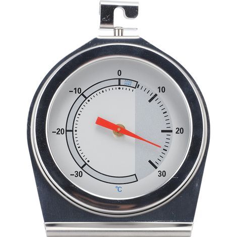 Thermomètre analogique réfrigérateur congélateur Toivize acier inoxydable haute précision -30 à 30°C lecture facile (1/5)