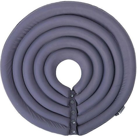 Verstellbares und leichtes Genesungshalsband für Hunde und Katzen, Größe XXL, grau – ideal für kleine, mittlere und große Rassen.