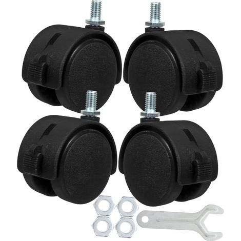 Pieces Drawer Rollers Replacement Furniture Wheels Sliding (1/5)