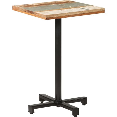 Tavolo da Bistrot Quadrato con piano in legno multicolore varie misure colore : Marrone (1/5)