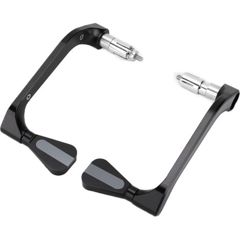 Lot de 2 protège-guidons de moto en alliage d'aluminium, universels pour guidon de 22 mm/0,87 pouce (22 mm/0,87 po) (1/5)