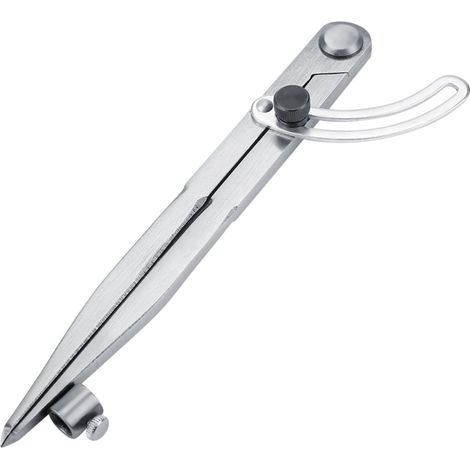 Beyamis Compas à ailettes en cuir de 200 mm, outil rotatif, espacement, zone de bord (1/5)