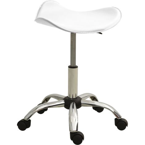 Chaise de massage Blanc Similicuir (1/5)