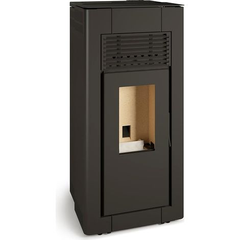 TJ - Estufa de Pellets Canalizable Modelo ELDA de 12 kW - Color Negro (1/5)