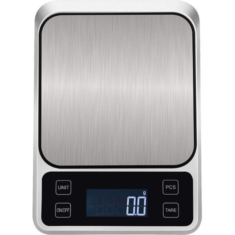 Balance De Cuisine NuméRique 5kg/0.1g Haute PréCision Balance à Viande Multifonction Balance (Piles Incluses)