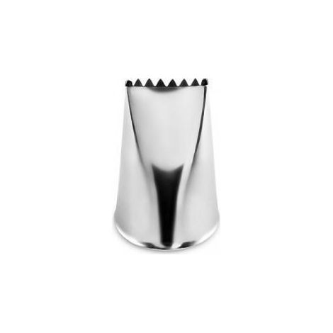 Thermohauser bocchetta festonata piatta, 28x4, acciaio inox