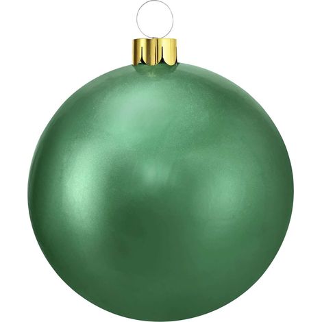 Pallina per albero di Natale decorato, color Verde, Gonfiabile -Ø 45 cm